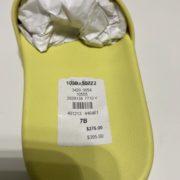 BALENCIAGA Logo Sport Slide (Yellow) - Picture 10 of 17